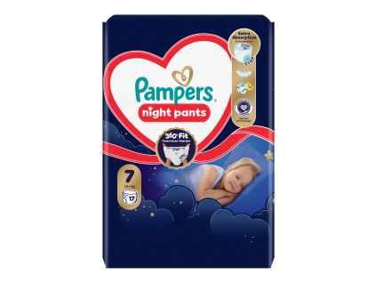 Pampers Pants Night S7 (17ks/fol)