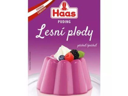 HAAS puding s příchutí lesní plody 37g