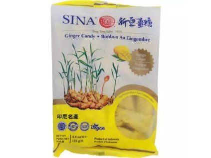 SINA zázvorové bonbony s příchutí manga 125g