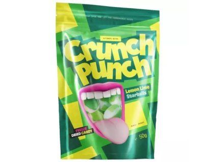 CrunchPunch freeze dried candy lemon lime starballs 50g