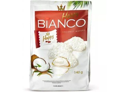 Happy bianco coconut wafers 140g