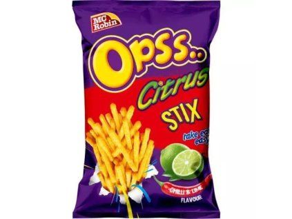 McRobin Opss hranolky s příchutí chilli a limetka 90g