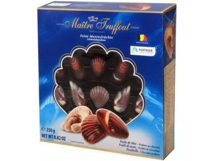 MaitreTruffout pralines sea shells blue 250g