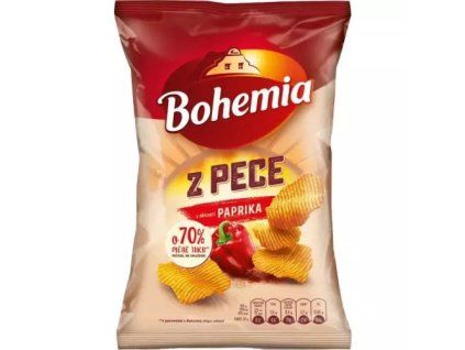 Bohemia chips z pece paprika 100g
