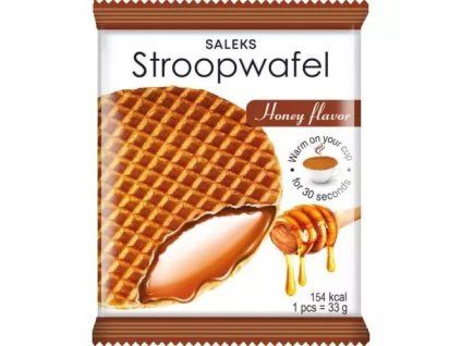 Saleks stroopwafel honey flavor 33g (UKR)
