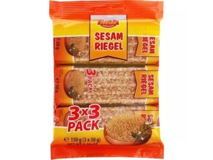 Ivanka karamelové tyčinky sezamové 150g (3x50g)