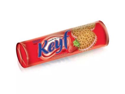Keyf sandwich biscuit jahoda 140g