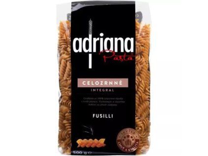 Adriana celozrnné těstoviny fusilli brix 500g