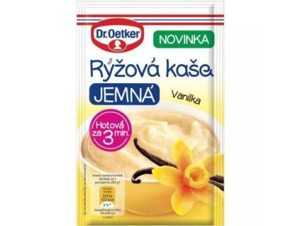 Dr. Oetker ryžová kaše jemná vanilka 50g