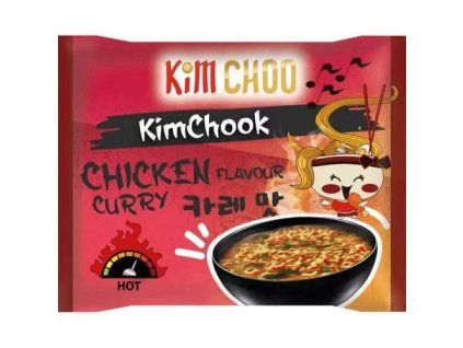 Kimchoo instantní nudle 80g pálivá příchuť kuřecí kari