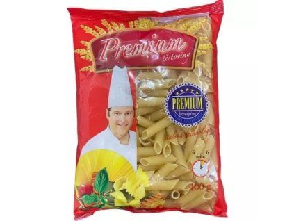 Premium těstoviny penne bezvaječné 400g