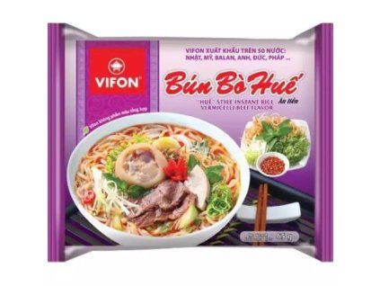 Vifon instantní rýžové polévka 65g vlas.nudl.hověží vifon (bun bo hue)