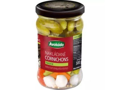 Avokádo cornichons tradiční 300g/150g