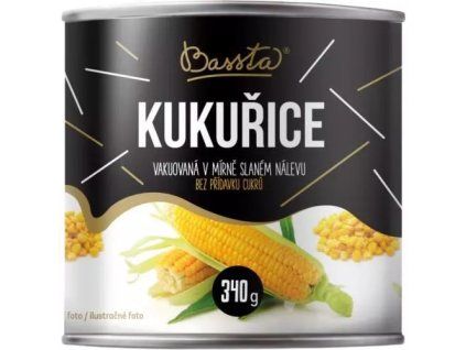Bassta kukuřice zrno vakuum sweet eo 340g