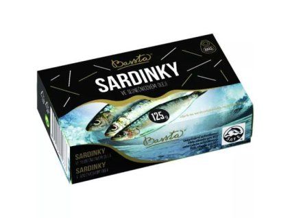 Bassta sardinky ve slunečnicovém oleji 125g