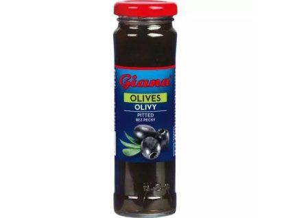 Giana olivy černé bezpecky 140g sklo