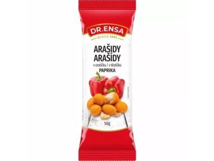 Dr.Ensa arašídy v těstíčku s příchutí paprika 50g
