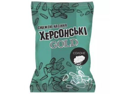 Gorobchik Chersonské slunečnicová semínka 140g Gold pražená slaná (UKR)