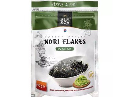 SEN SOY Nori flakes Wasabi flavour 40g
