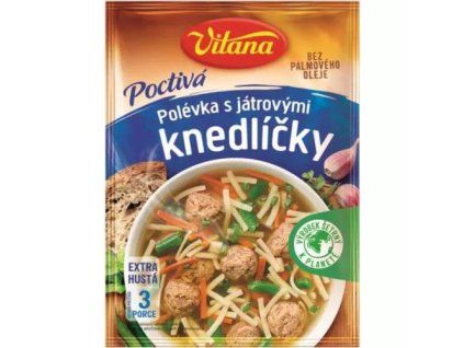 Vitana poctivá polévka s játrovými knedličky 92g