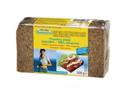 Mestermacher chléb celozrnný speciální fitness 500g