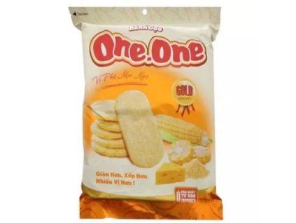 One One rýžové kracker s kukuřici příchutí 118g (BANH GAO NGO)
