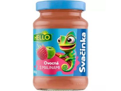Hello ovocná svačinka s malinami 190g