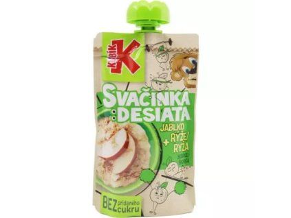 Kubík svačinka desiata jablko+skořice+rýže 100g