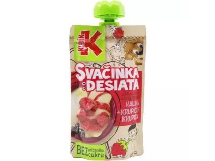 Kubík svačinka desiata malina+jablko+banán+aronie+krupice 100g