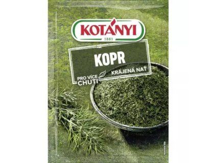 Kotányi Koření Kopr výhonky drhnuté 11g
