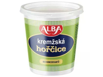 Alba hořčice kremžská kelímek 400g