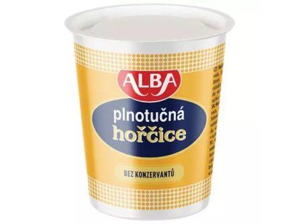 Alba hořčice plnotučné kelímek 200g