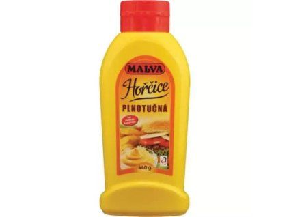 Malva hořčice plnotučná 440g