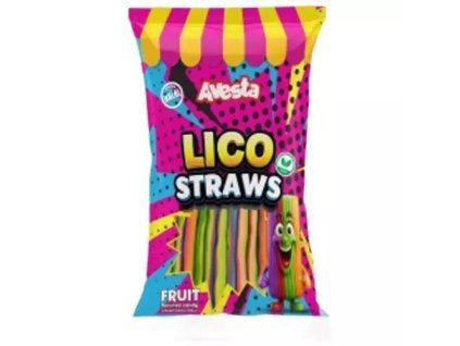 Avesta želé lico straws fruit /12/ 70g