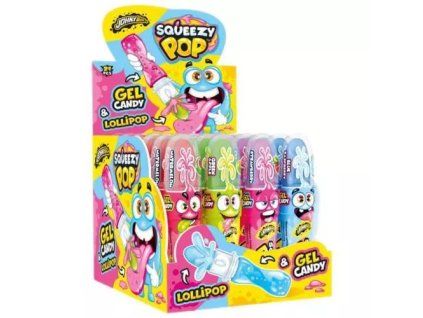 JohnyBee gel candy squeeze pop /24/ 34g