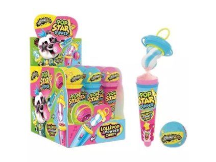 JohnyBee lízátko pop star dipper /12/ 35g