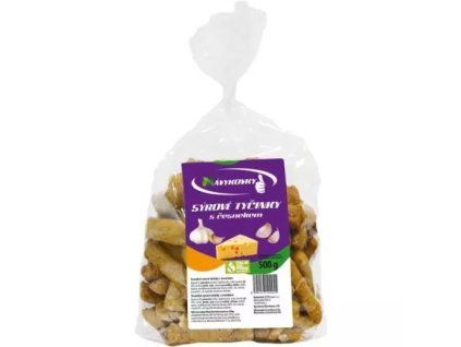 Návykovky sýrové tyčinky s česnekem 500g