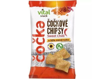 Vital Chips čočkové sweet chilli 65g