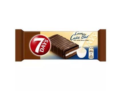 7Days cocoa cake bar vanilla flavour filling /16/ 32g