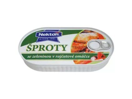 Nekton šproty se zeleninou v rajčatové omáčce 170g