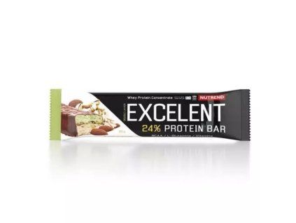 Nutrend proteinová tyčinka Excelent mandle+pistácie 85g