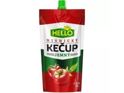 HELLO kečup jemný 200g kapsička