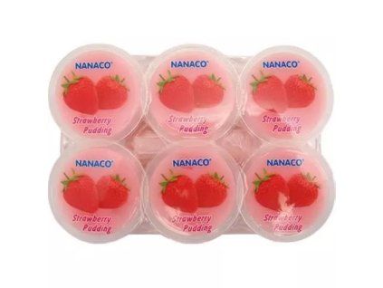 Nanaco pudding with strawberry 480g