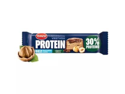 Emco proteinová tyčinka lískový oříšek 45g