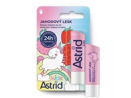 Astrid balzám na rty jahodový lesk 4,8g