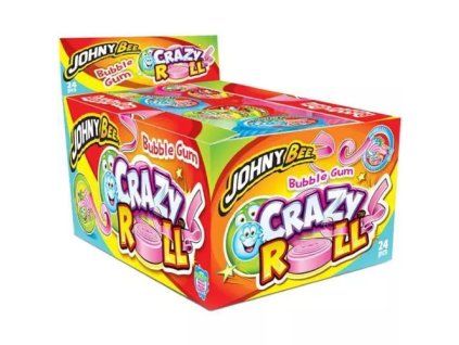 JohnyBee žvýkačka crazy roll /36/ 15g