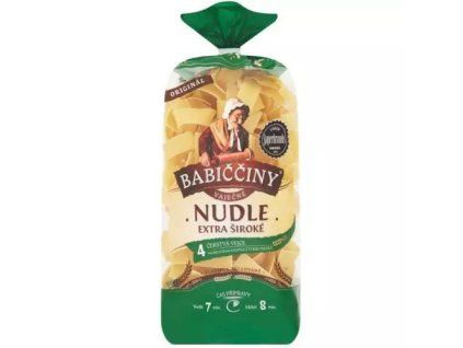 Druid babiččiny nudle válcované široké 330g
