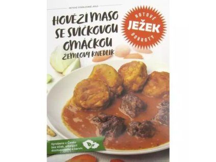 Ježek hovězí maso se svíčkovou, žemlový knedlík 450g