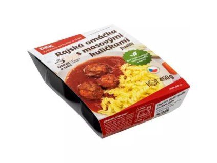 Ježek rajská omáčka s masovými kuličkami, fusilli 450g