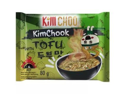 Kimchoo instantní nudle 80g pálivá příchuť tofu
